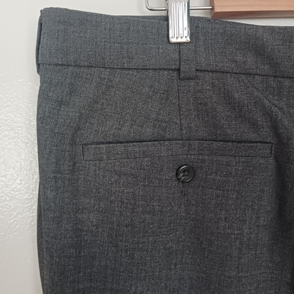 George • Men's Gray Flat Front Dress Suit Pants - Picture 7 of 16